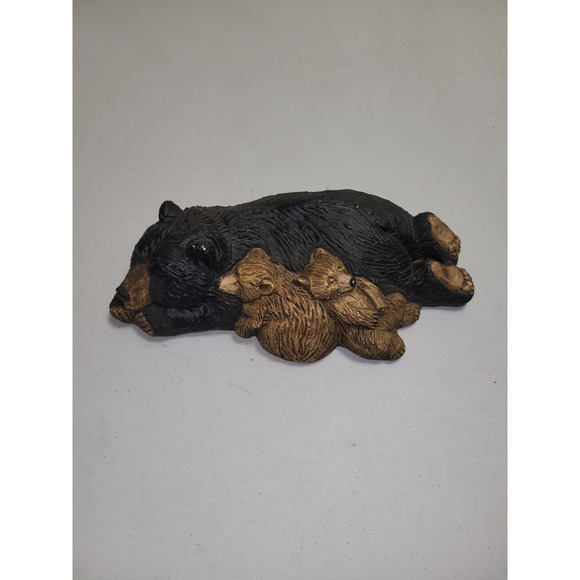 TELLE M. STEIN / Atlanta GA Other - Vintage Mama Bear with Cubs Figure 6"x11" 2002 Telle M Stein